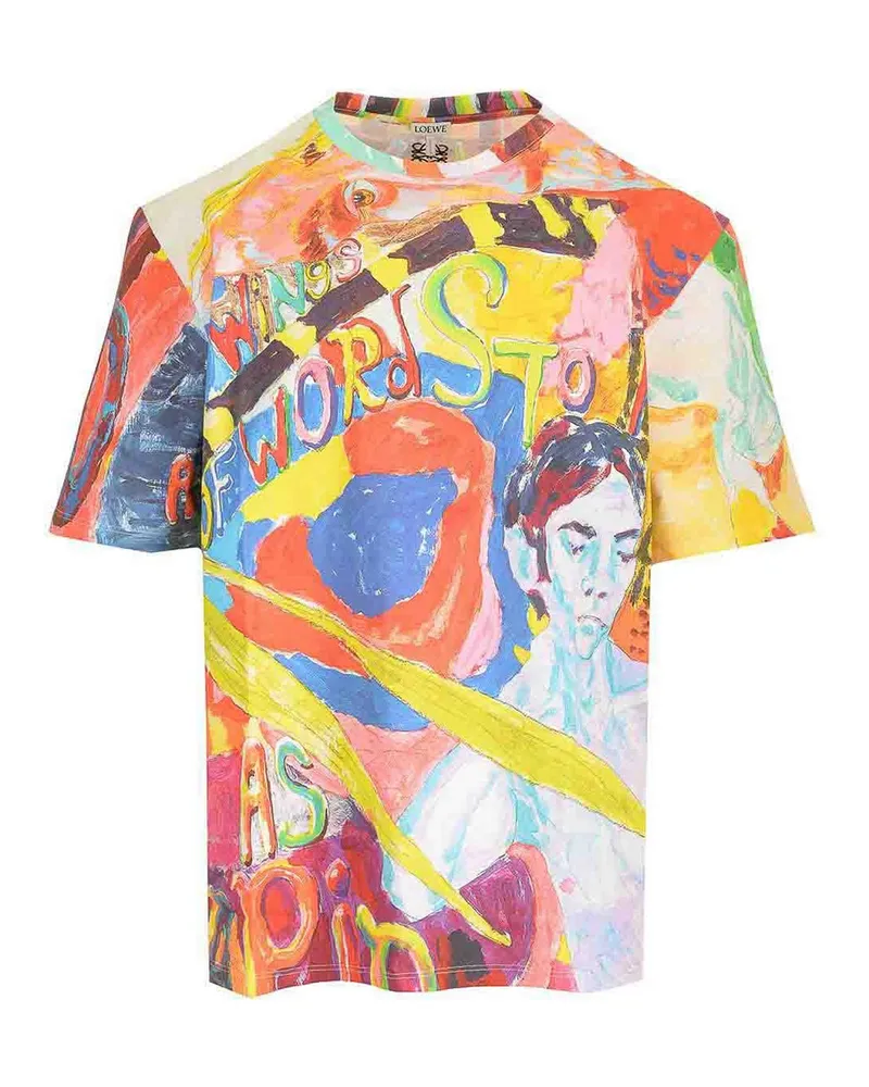Loewe T-Shirt - Bunt Bunt
