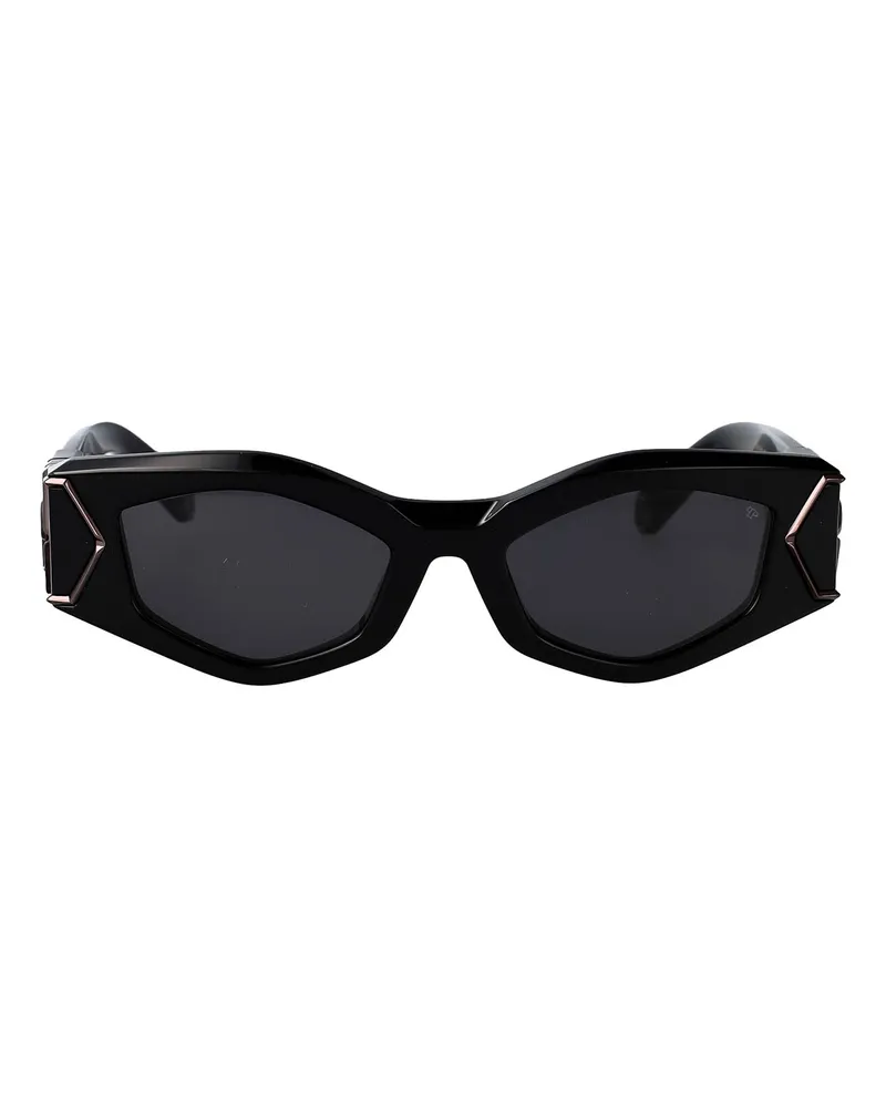 Philipp Plein Sonnenbrille - Schwarz Schwarz