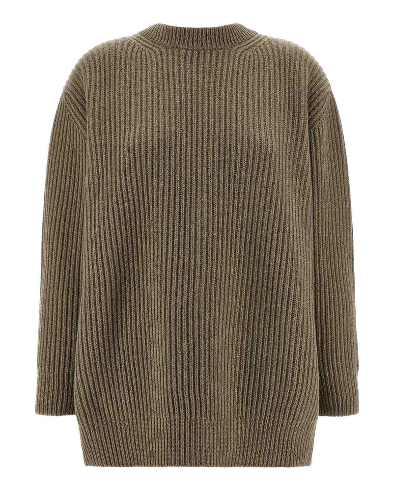 Maison Margiela Rundhalspullover - Beige Beige