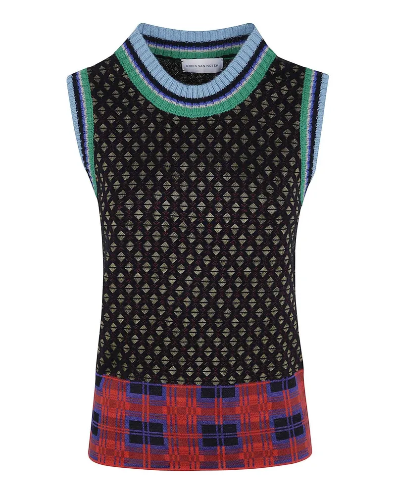 Dries van Noten Top - Schwarz Schwarz