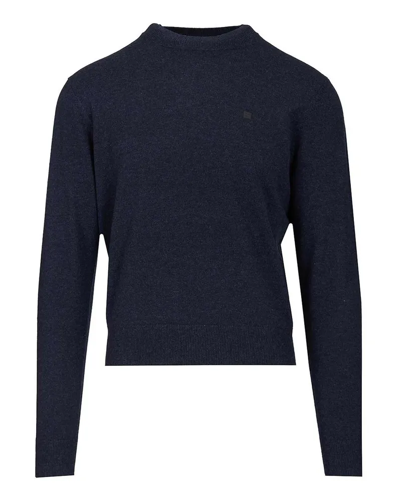 Acne Studios Rundhalspullover - Blau Blau