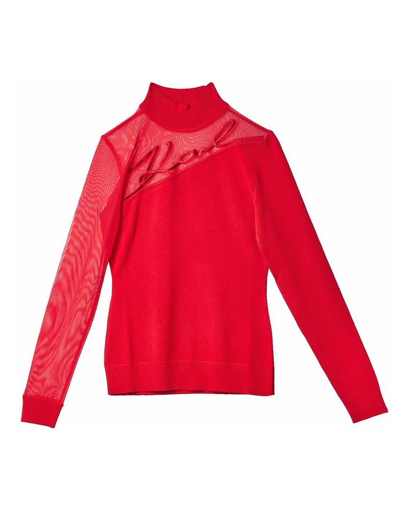 Karl Lagerfeld Rollkragenpullover - Rot Rot