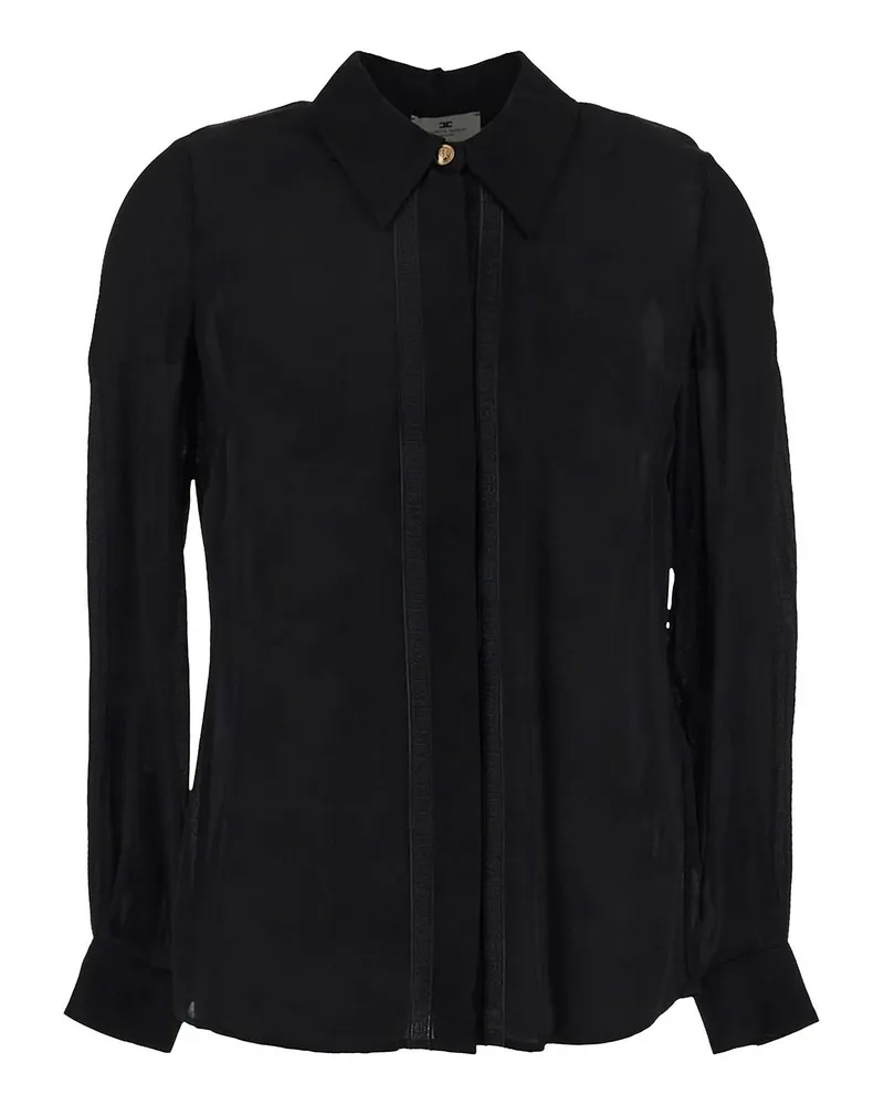 Elisabetta Franchi Hemd - Schwarz Schwarz