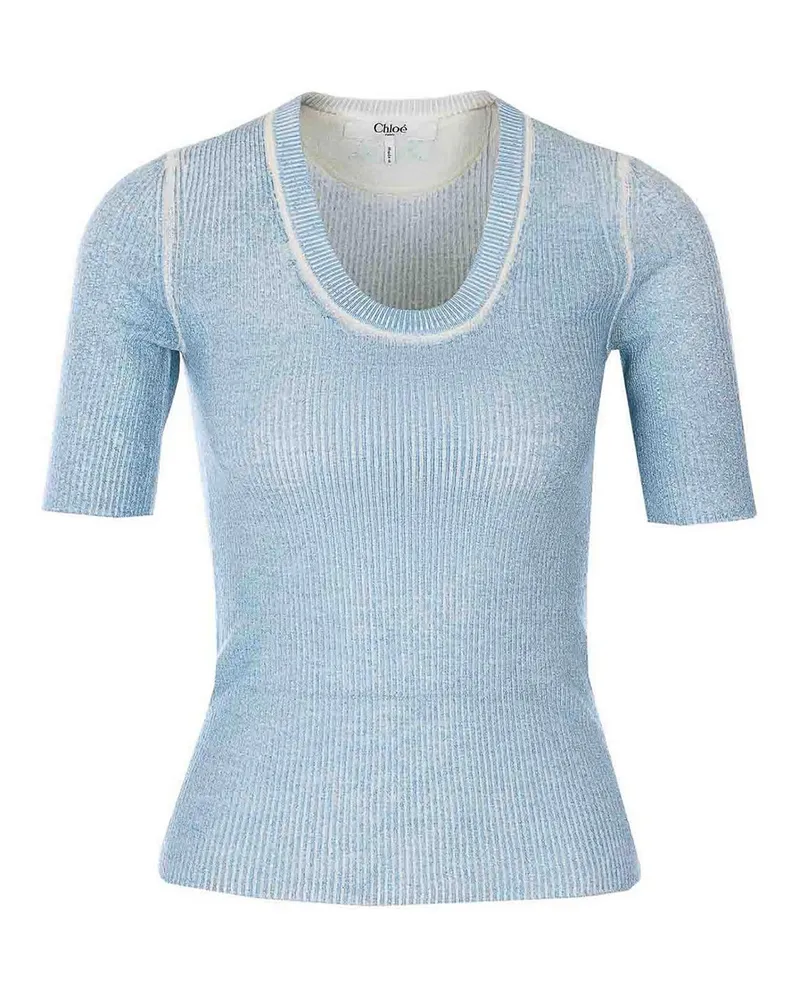 Chloé T-Shirt - Blau Blau