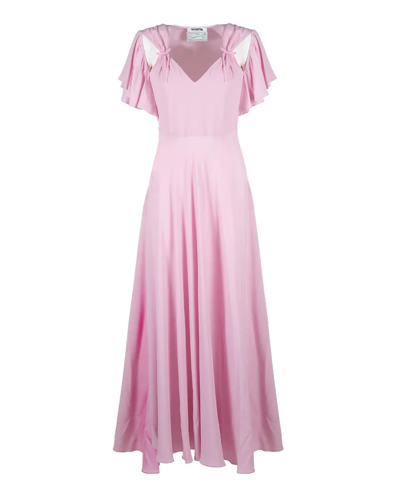 Vivetta Knielanges Kleid - Rosa Rosa