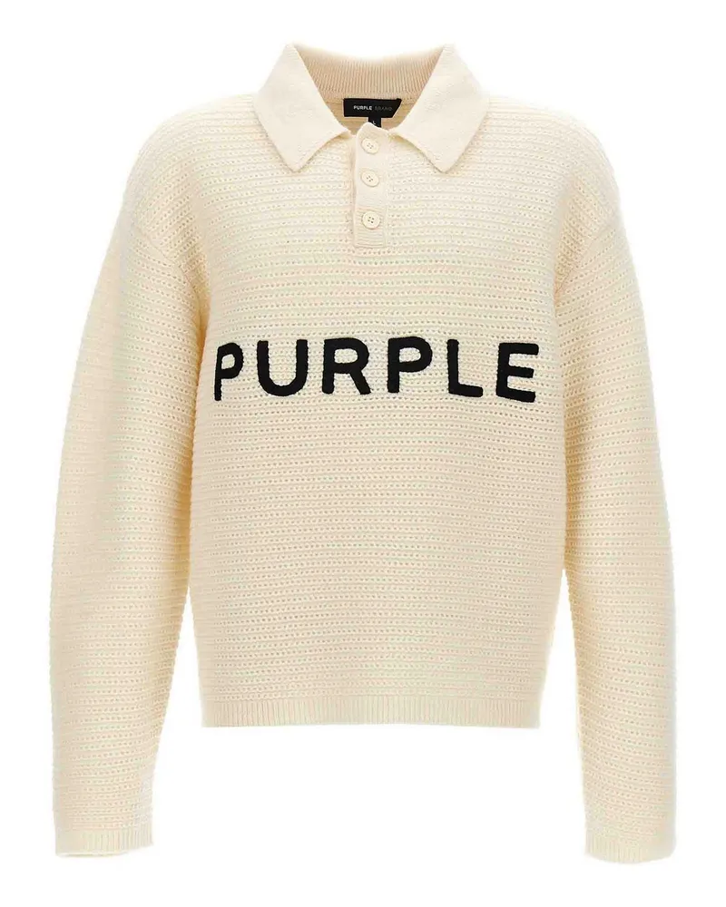 PURPLE BRAND Cardigan - Weiß Weiß