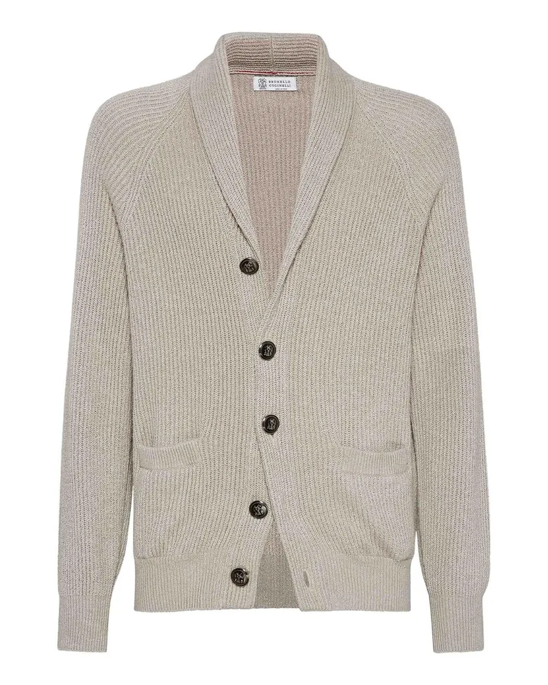 Brunello Cucinelli Cardigan - Hellgrau Hellgrau
