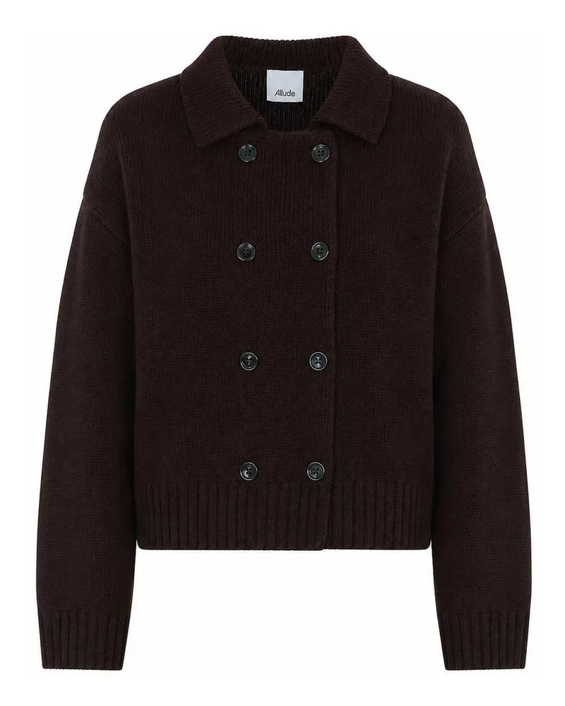 ALLUDE Cardigan - Braun Braun