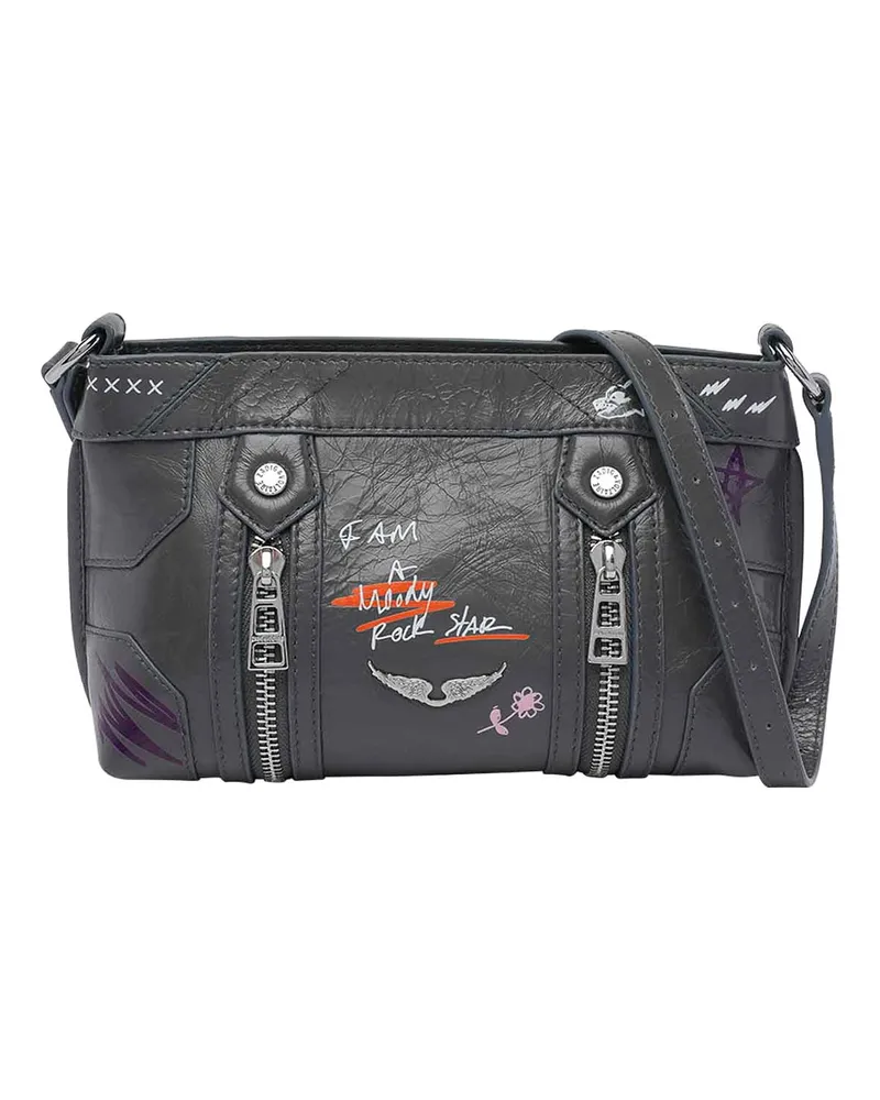 Zadig & Voltaire Umhängetasche - Grau Grau