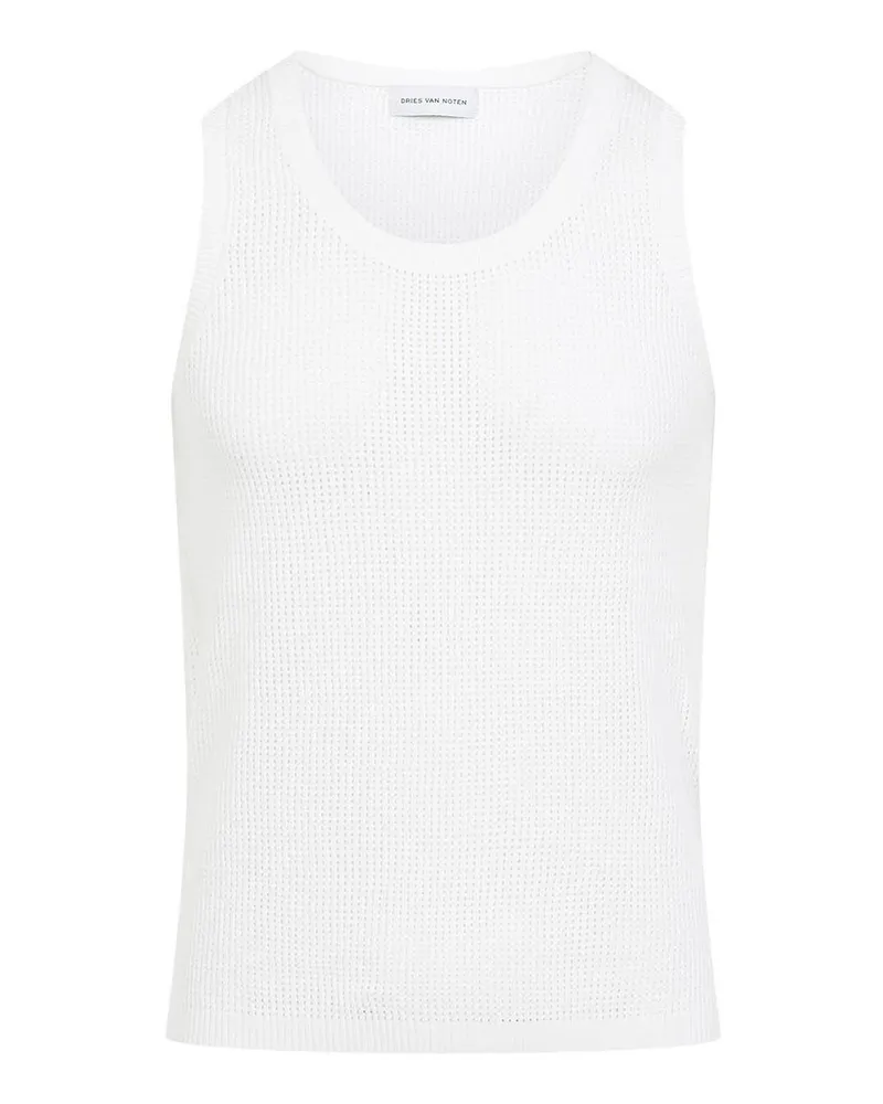 Dries van Noten Top - Weiß Weiß