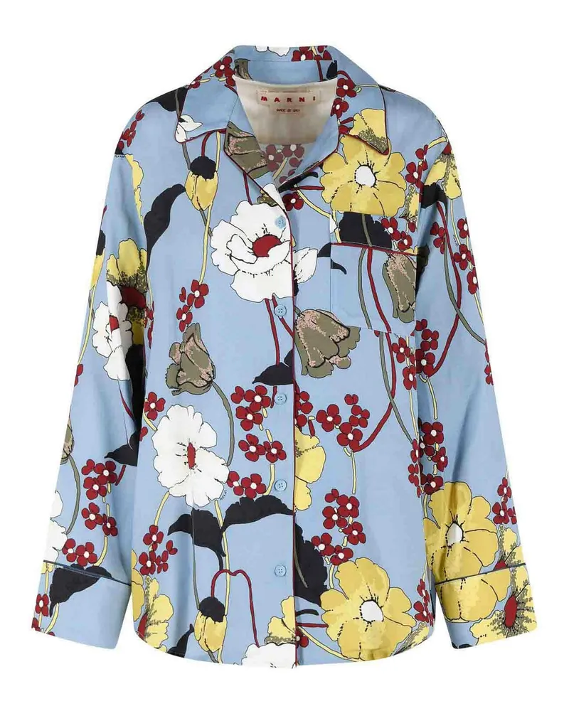 Marni Hemd - Hellblau Hellblau