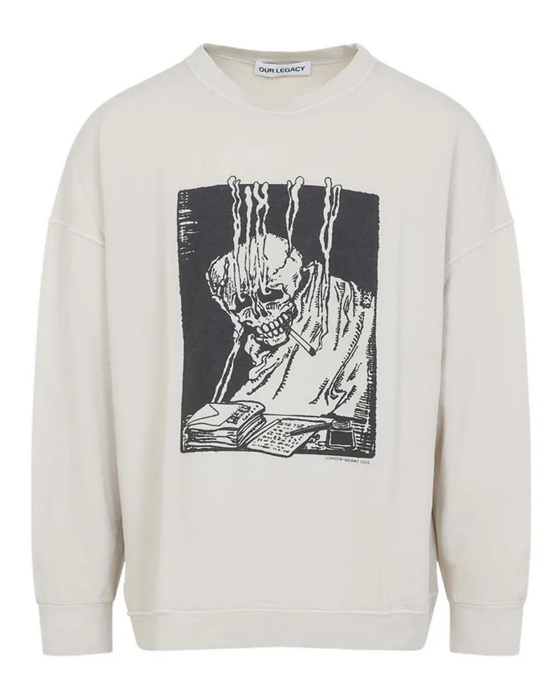 Our Legacy Sweatshirt - Weiß Weiß