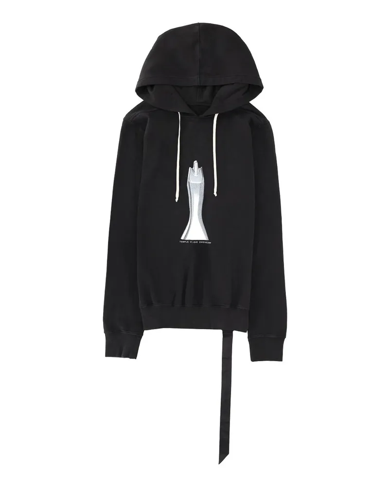 Rick Owens Sweatshirt - Schwarz Schwarz