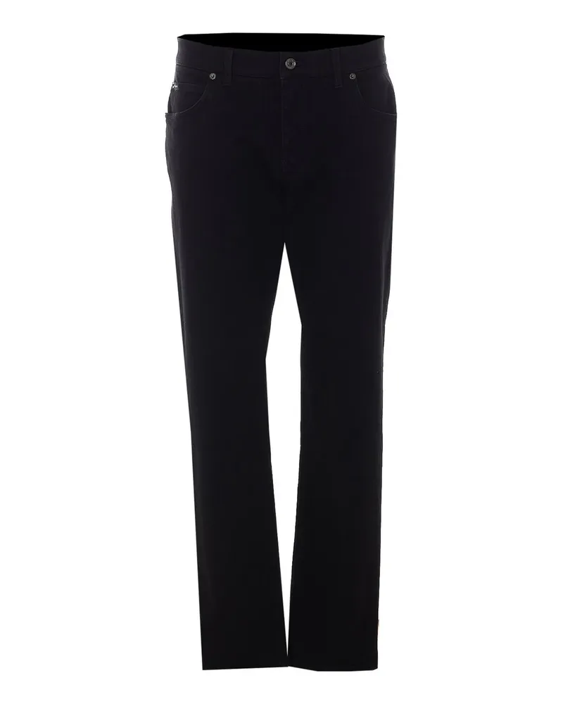 Dolce & Gabbana Straight Leg Jeans - Schwarz Schwarz