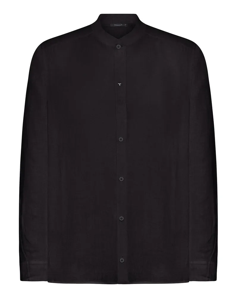 TRANSIT Hemd - Schwarz Schwarz