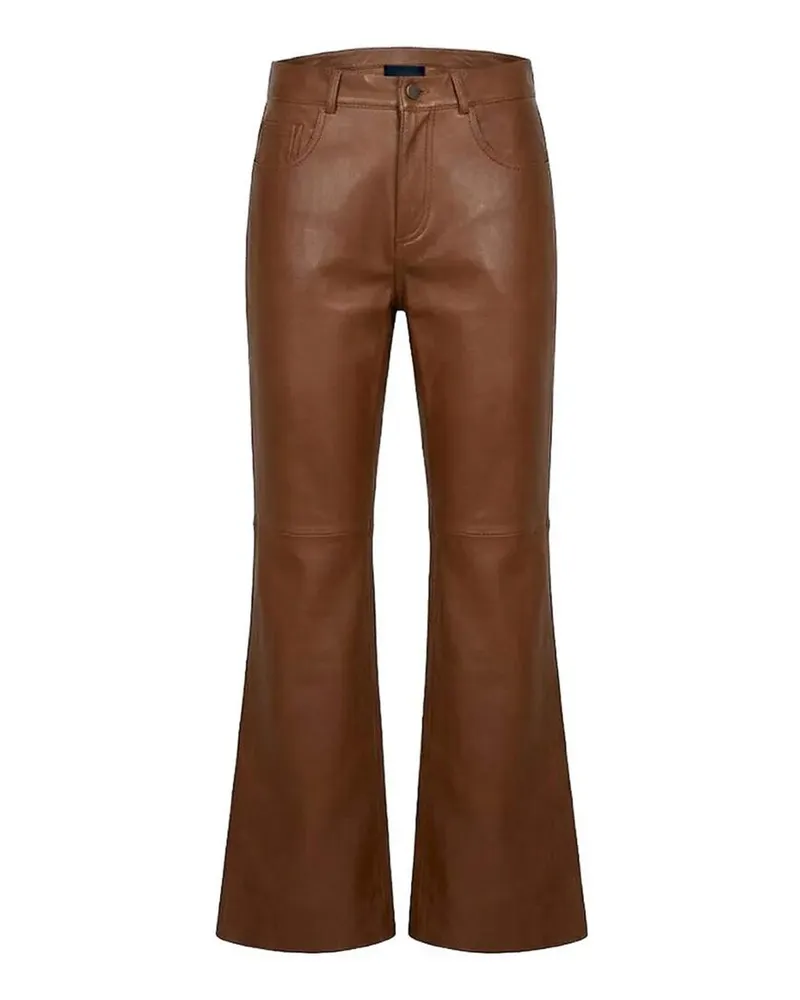 Haikure Lederhose - Beige Beige