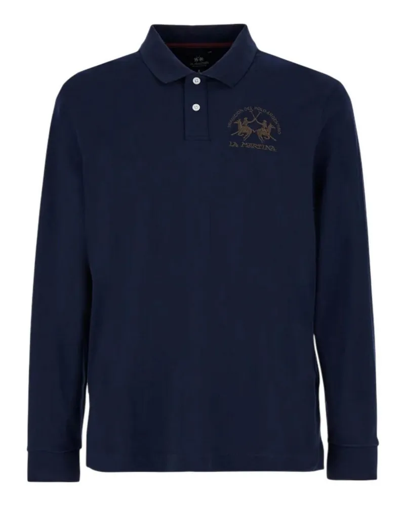 La Martina Poloshirt - Blau Blau