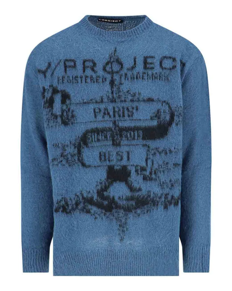 Y/PROJECT U-Boot-Pullover - Blau Blau