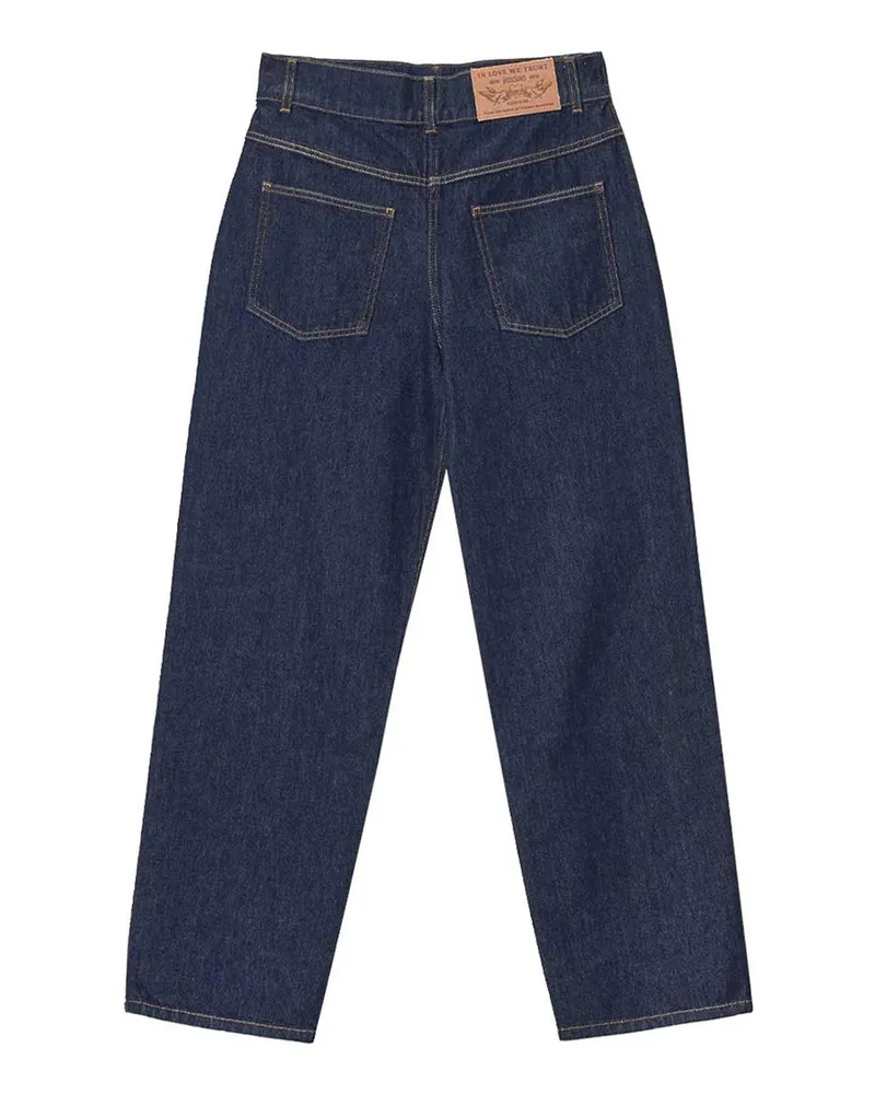 Moschino Straight Leg Jeans - Blau Blau