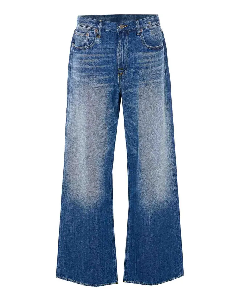 R13 Straight Leg Jeans - Blau Blau