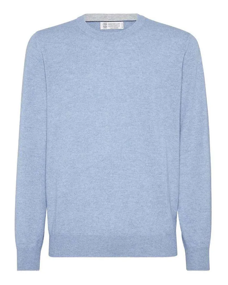 Brunello Cucinelli Rundhalspullover - Weiß Weiß