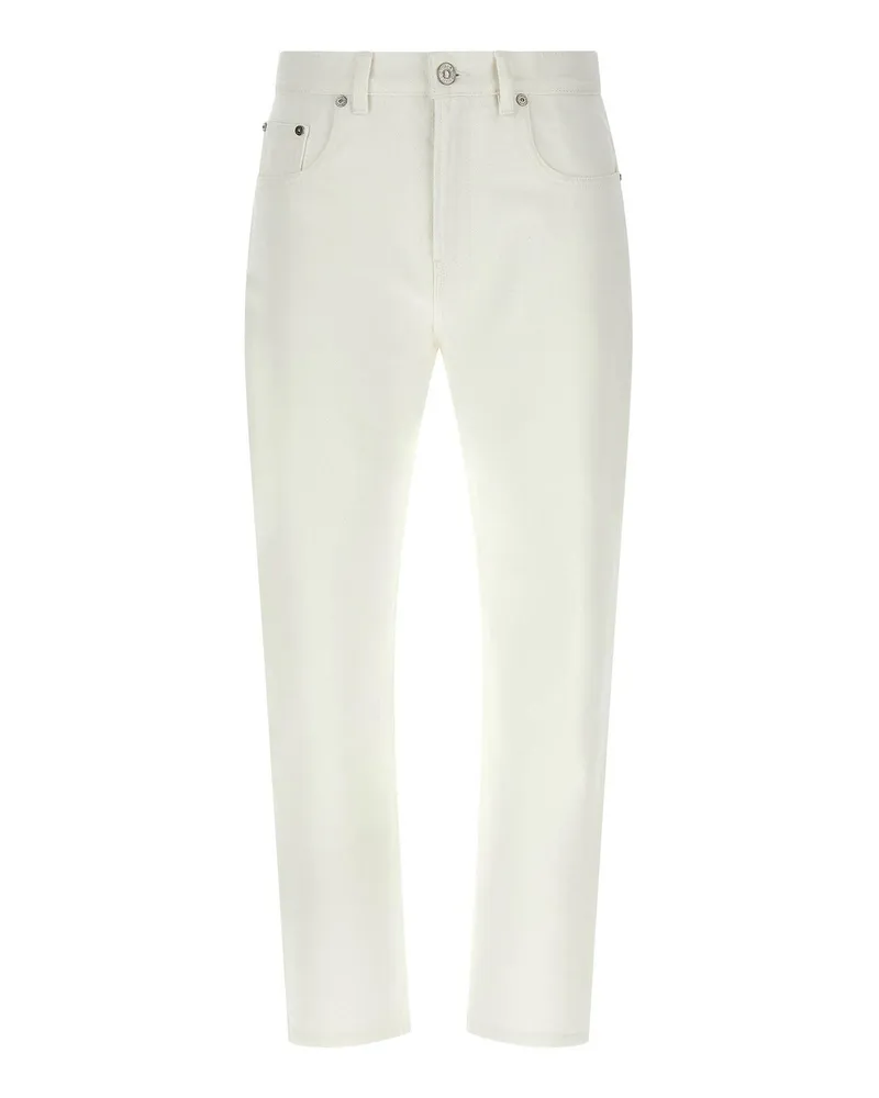 Victoria Beckham Straight Leg Jeans - Weiß Weiß