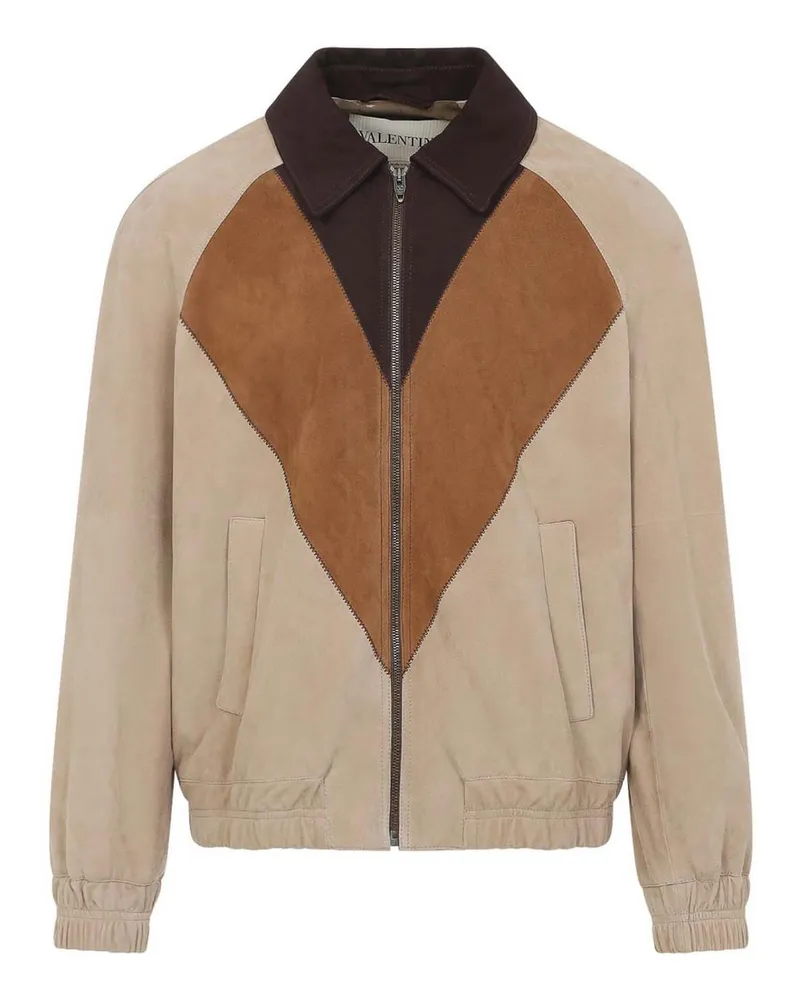 Valentino Garavani Lederjacke - Beige Beige
