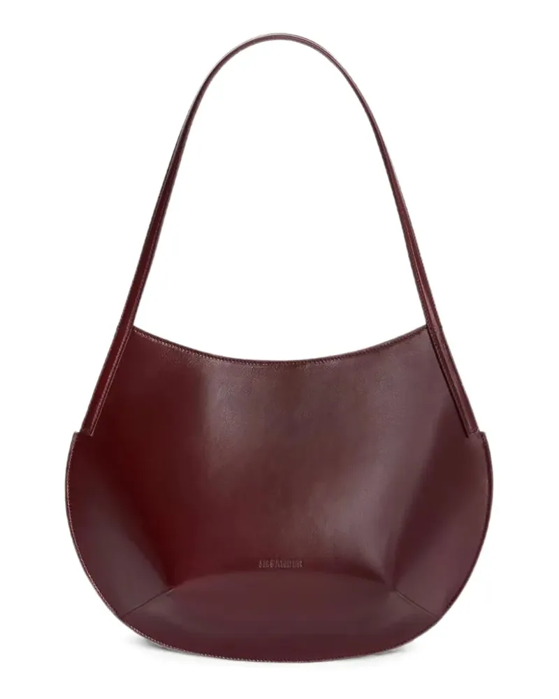 Jil Sander Schultertasche - Dunkelrot Dunkelrot
