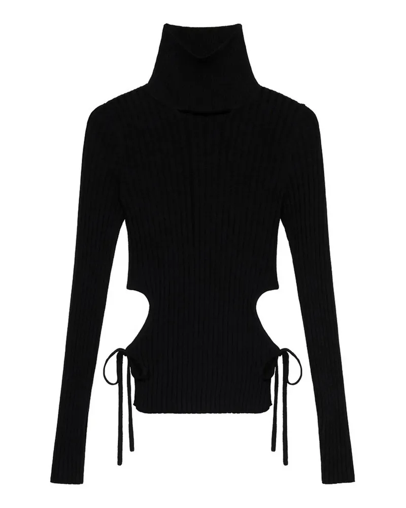 Blumarine Rundhalspullover - Schwarz Schwarz