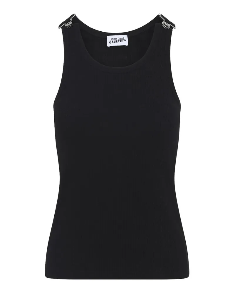 Jean Paul Gaultier Top - Schwarz Schwarz