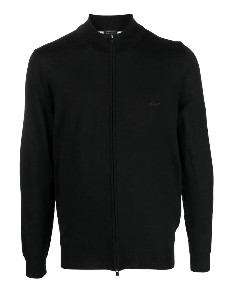 HUGO BOSS Cardigan - Schwarz Schwarz