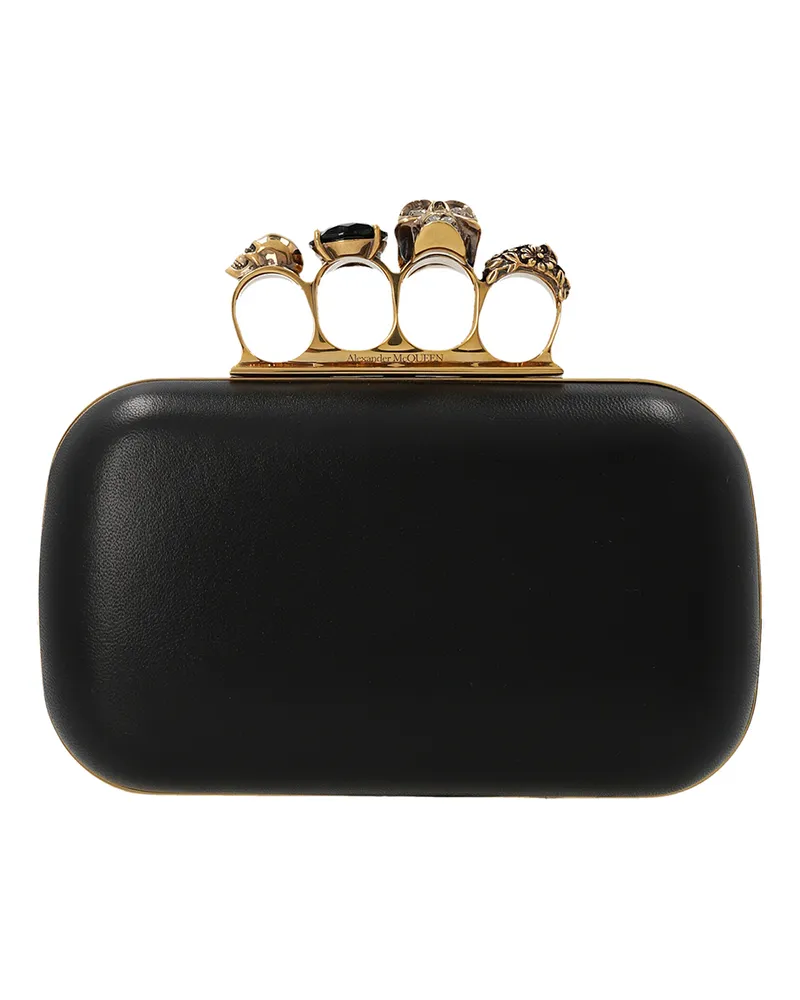 Alexander McQueen Clutch - Schwarz Schwarz