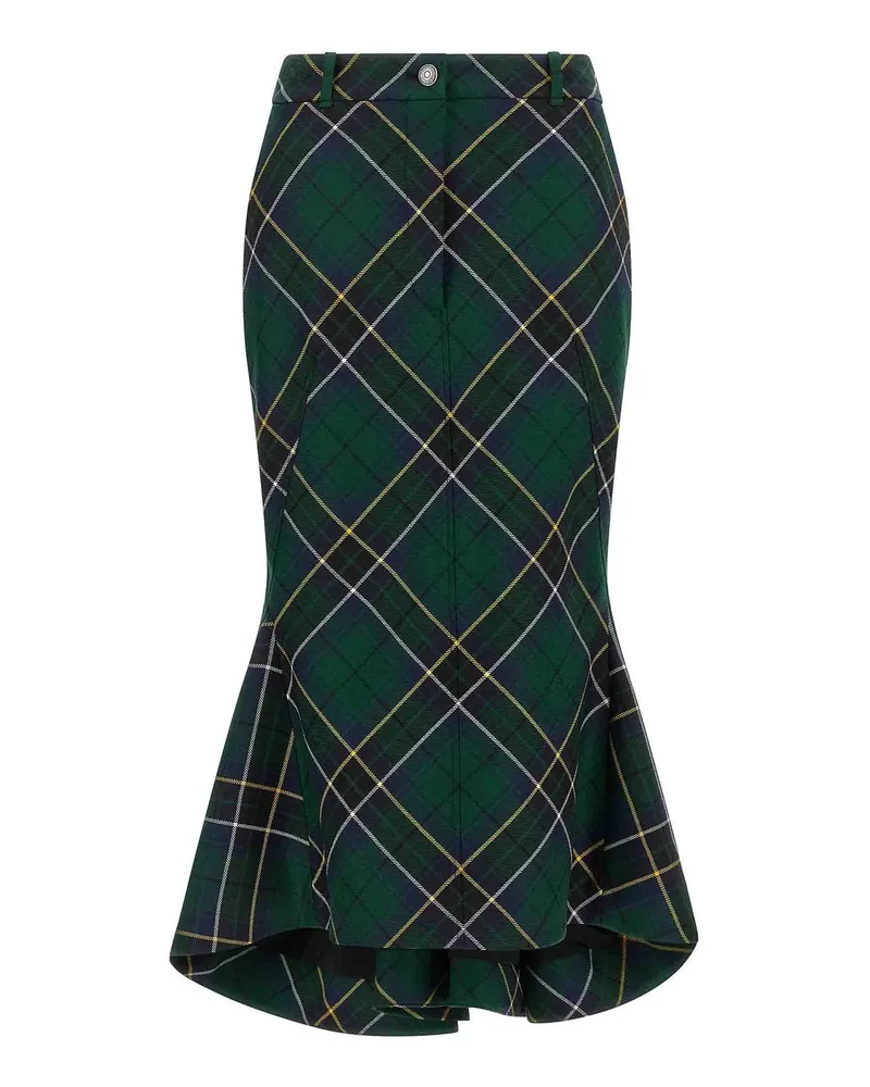 Alexander McQueen Midirock - Grün Grün