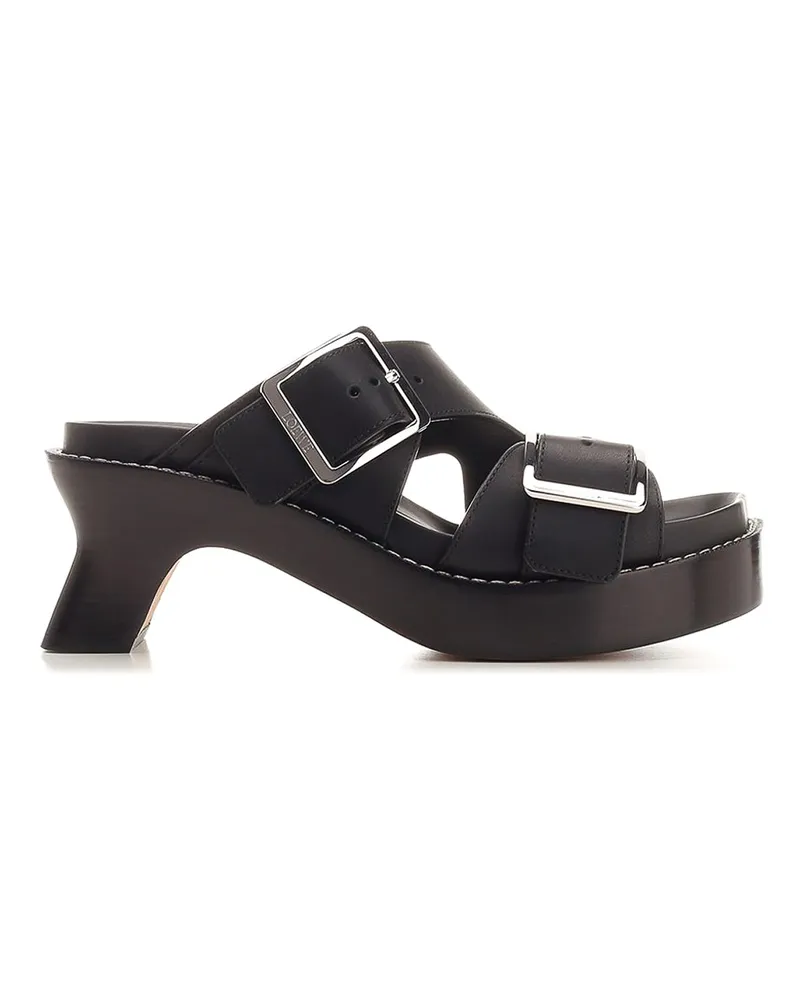 Loewe Sandalen - Schwarz Schwarz