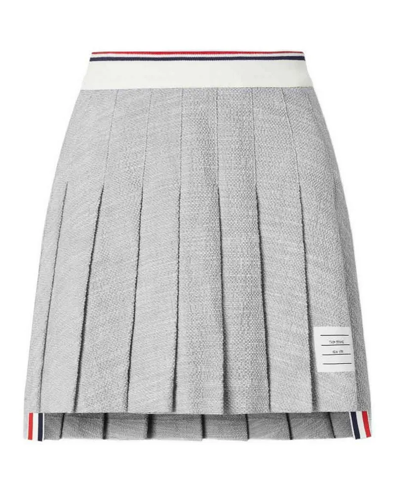 Thom Browne Minirock - Hellgrau Hellgrau