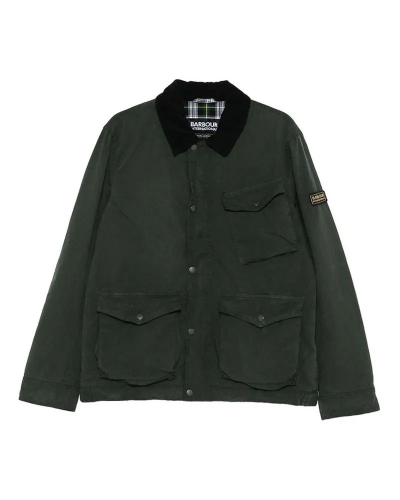 Barbour Kurzer Mantel - Grün Grün