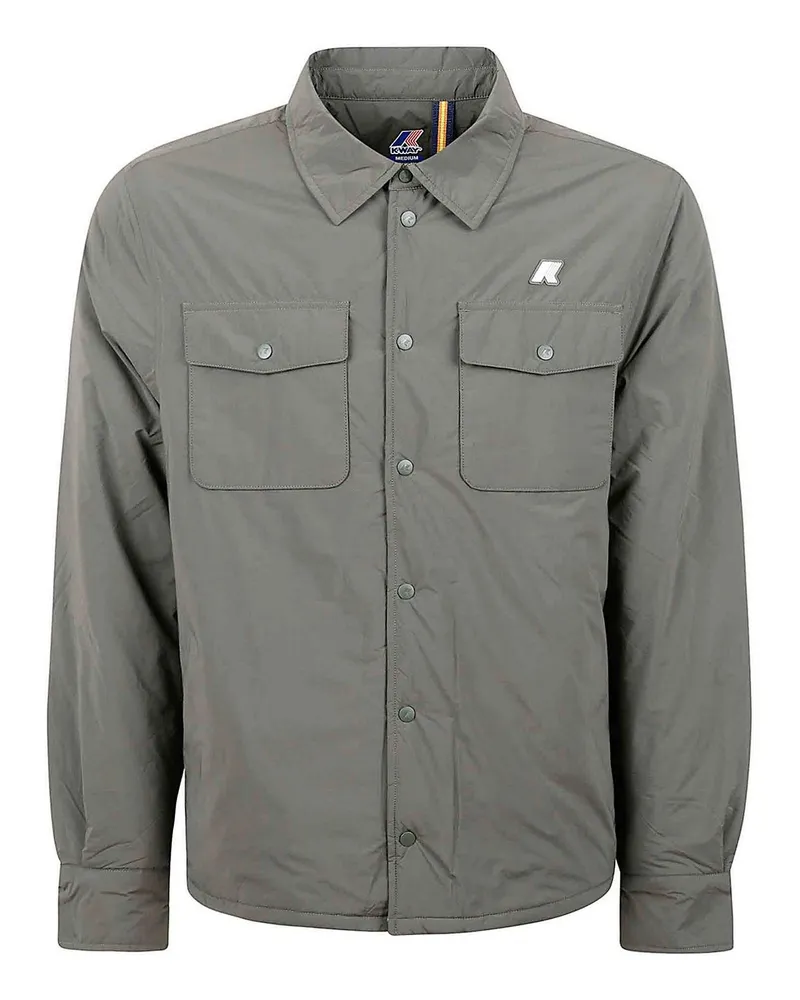 K-Way Knielanger Mantel - Grün Grün