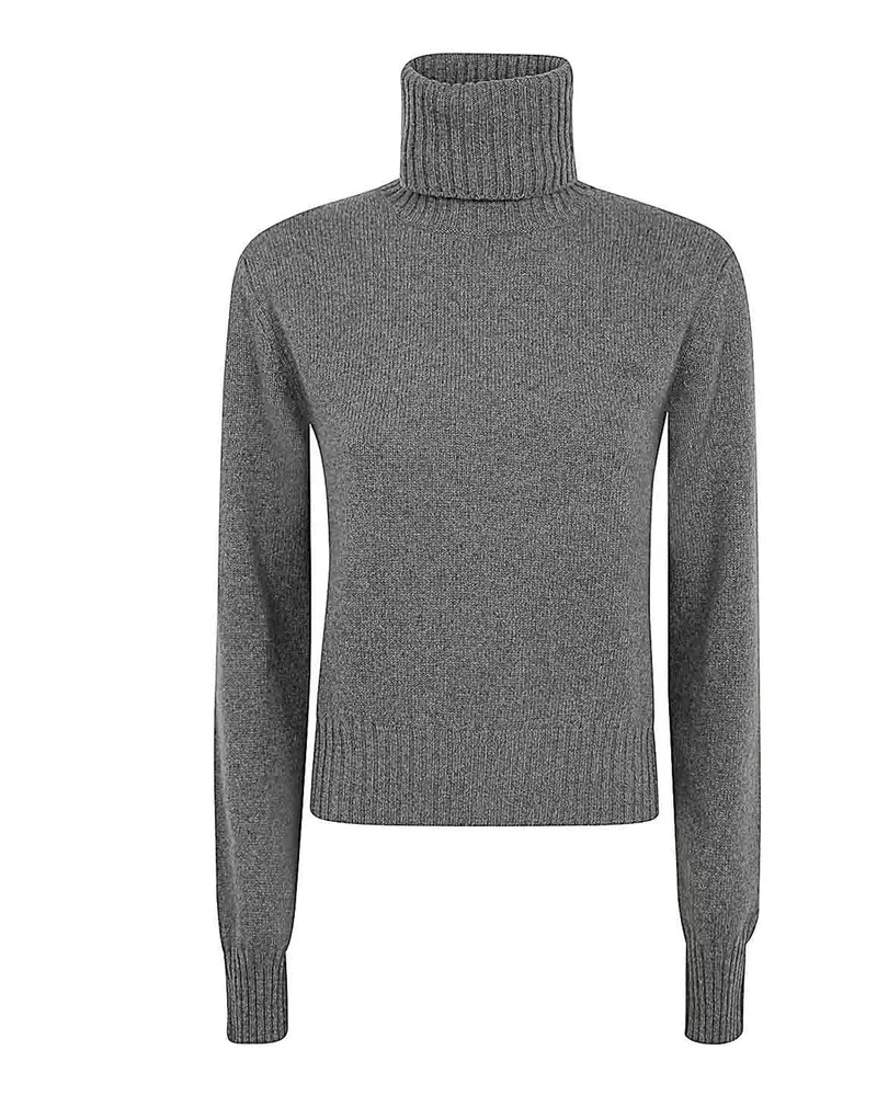 AMI Paris Rundhalspullover - Grau Grau