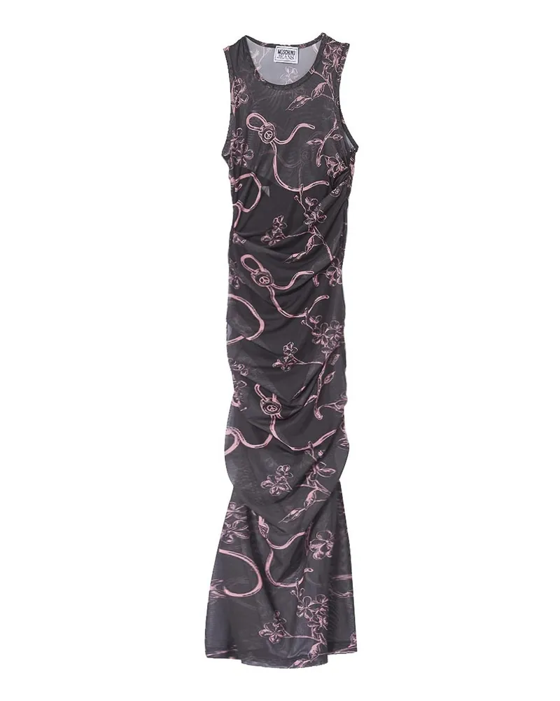 Moschino Knielanges Kleid - Schwarz Schwarz