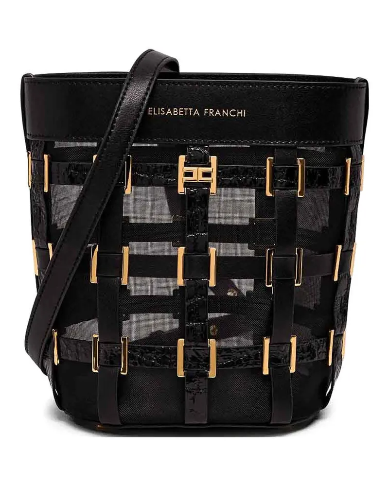 Elisabetta Franchi Umhängetasche - Schwarz Schwarz