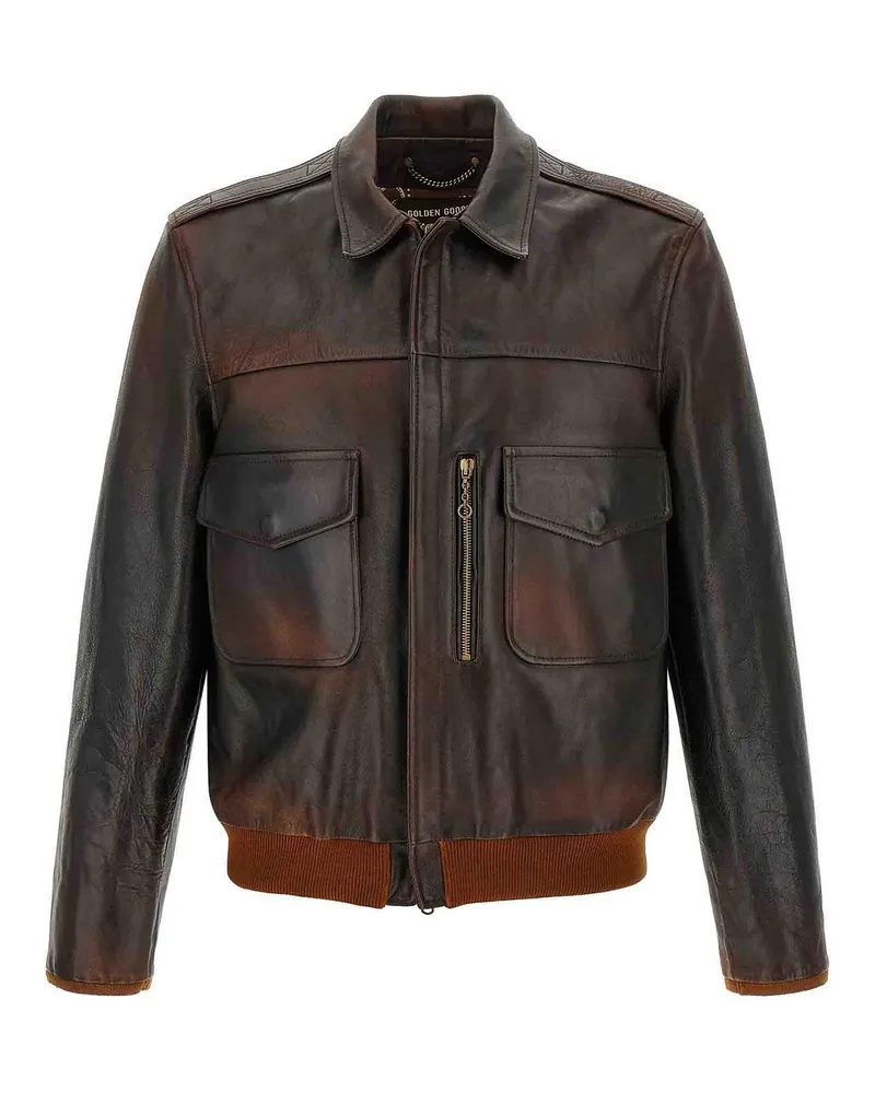 Golden Goose Bomberjacke - Braun Braun