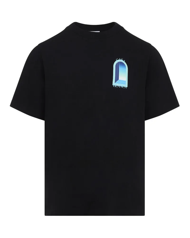 Casablanca Paris T-Shirt - Schwarz Schwarz