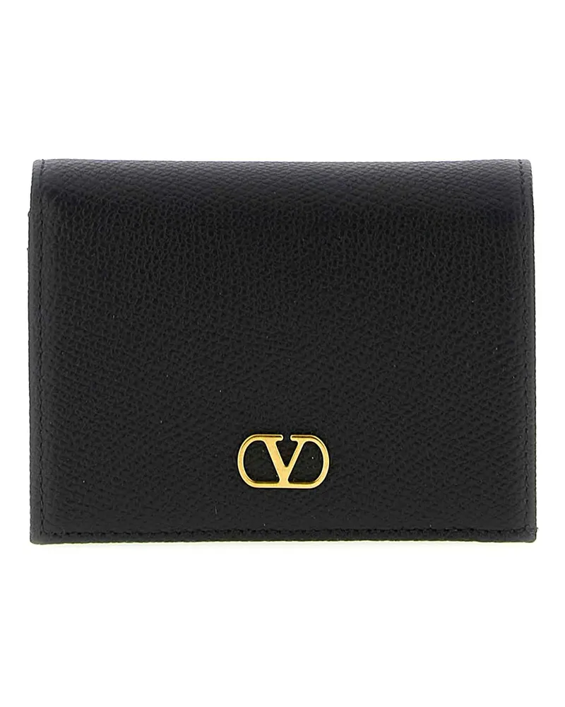 Valentino Garavani Portemonnaie - Schwarz Schwarz