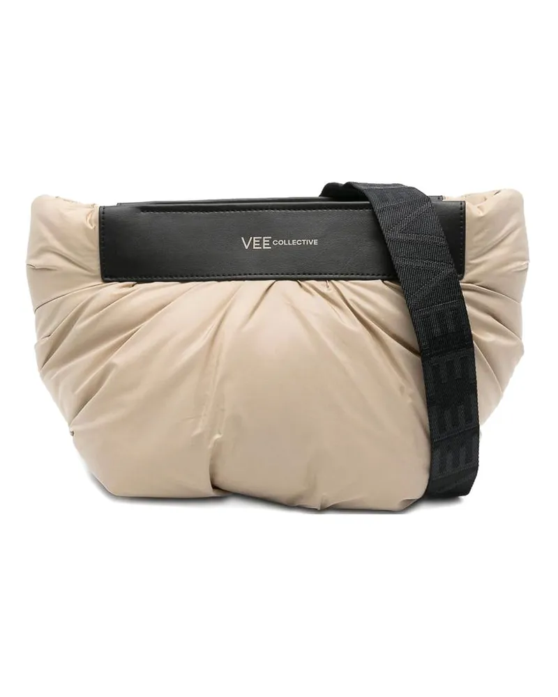 VeeCollective Clutch - Beige Beige