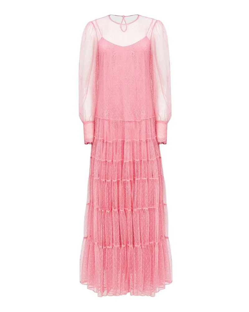 Twin-Set Maxikleid - Nude Nude