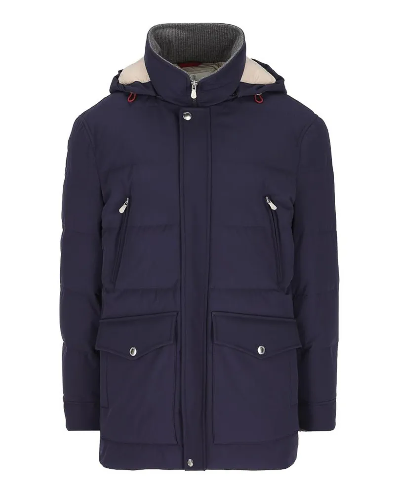 Brunello Cucinelli Daunenjacke - Blau Blau