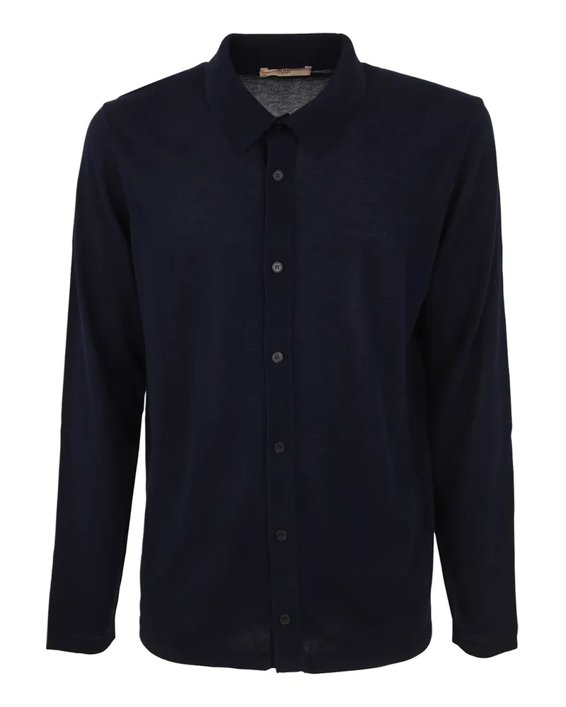 Nuur Hemd - Blau Blau
