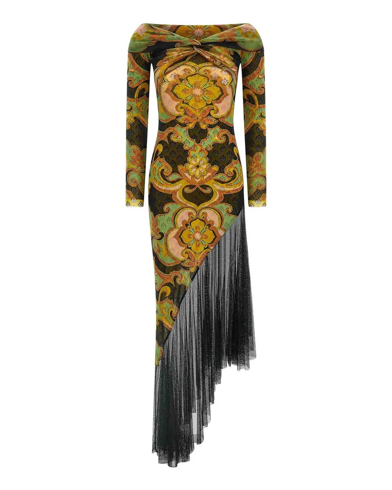 Etro Knielanges Kleid - Bunt Bunt