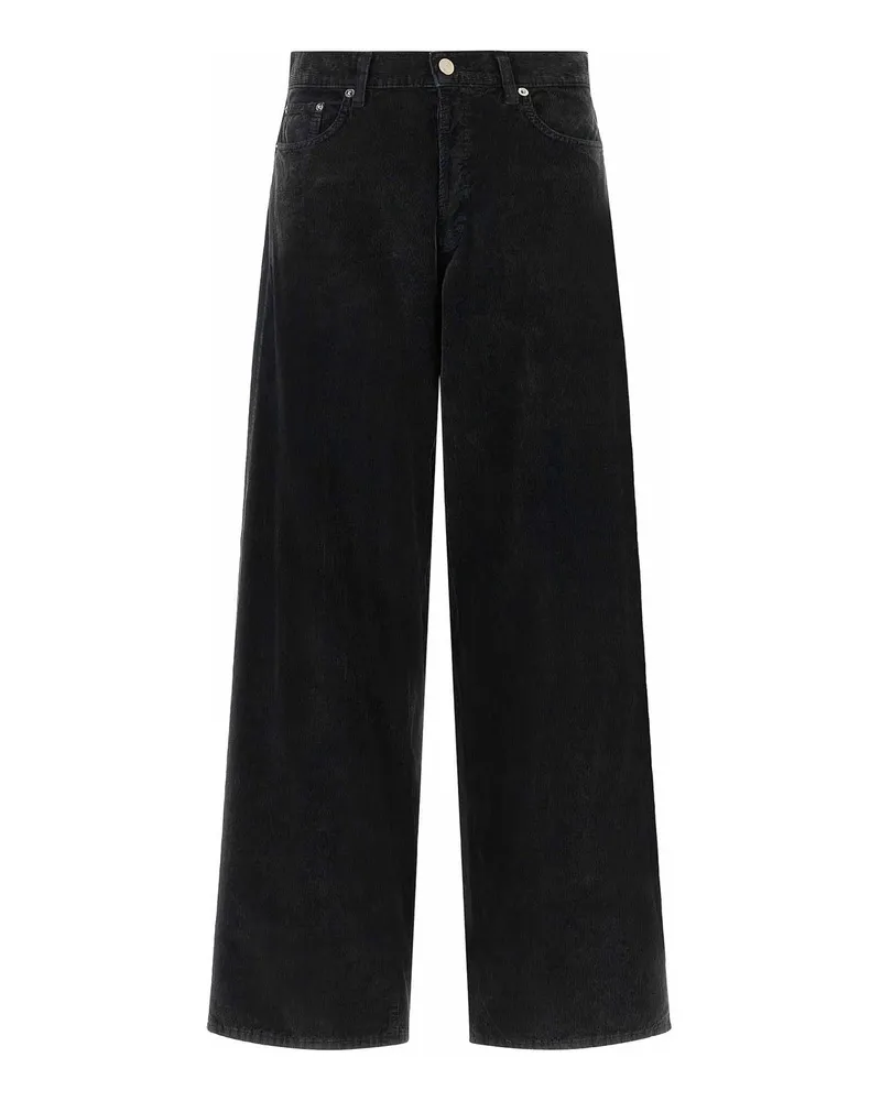 Haikure Straight Leg Jeans - Schwarz Schwarz
