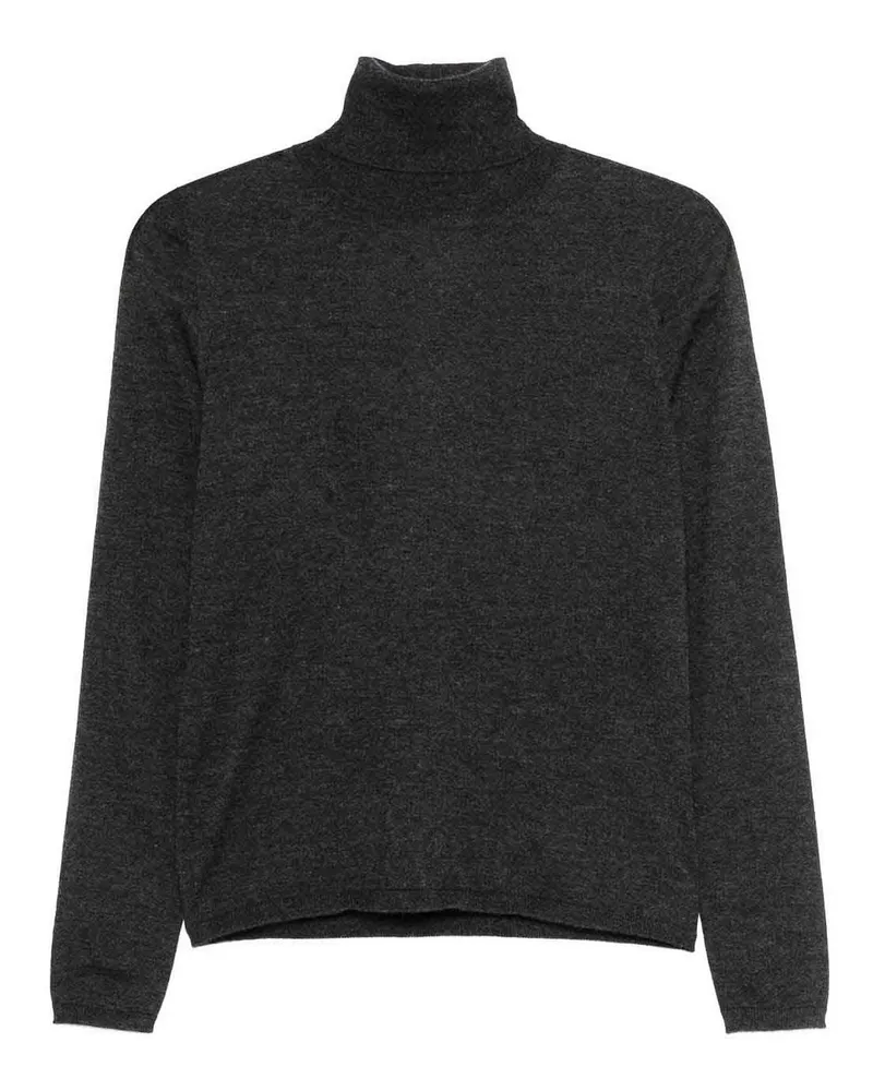 Max Mara Rollkragenpullover - Grau Grau
